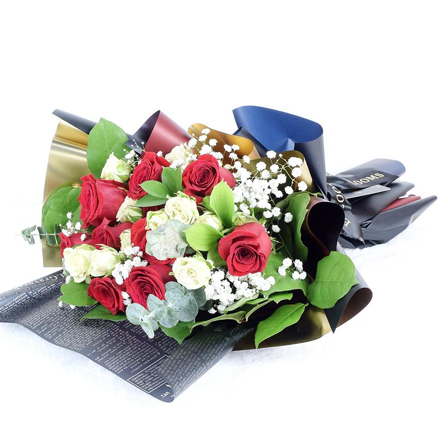 available for same-day flower delivery in New Jersey Harmony Mixed Rose Bouquet