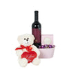 I Love You Wine Gift Basket - New Jersey Flower Delivery - New Jersey Blooms