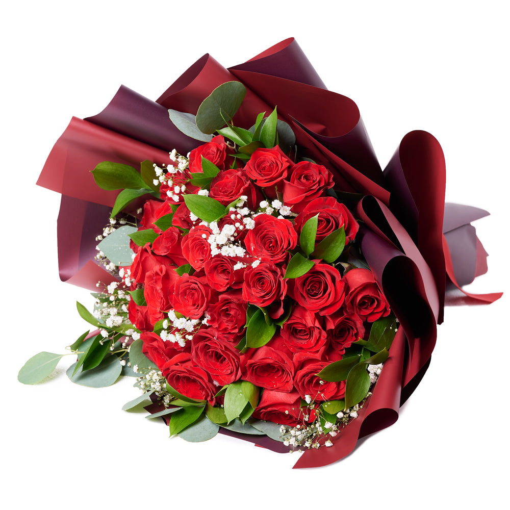 Valentine Red Roses Bouquet