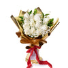 Valentine's Day 12 Stem White Rose Bouquet, Valentine's Day gifts, New Jersey Same Day Flower Delivery, white roses