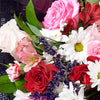 Valentine's Day Seasonal Bouquet, combines a variety of fresh-cut, seasonal flowers, 12 gorgeous stems, gathered with Salal and Baby's Breath in a floral wrap and tied with designer ribbon, Flower Gifts from Blooms New Jersey - Same Day New Jersey Delivery.