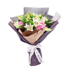 Kiss of Pink Rose & Lilies Bouquet - New Jersey Blooms - New Jersey Flower Delivery