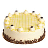 Large Chocolate Lemon Cake, adorned with sweet vanilla buttercream and features a luscious lemon filling, Cake Gifts from Blooms New Jersey - Same Day New Jersey Delivery.