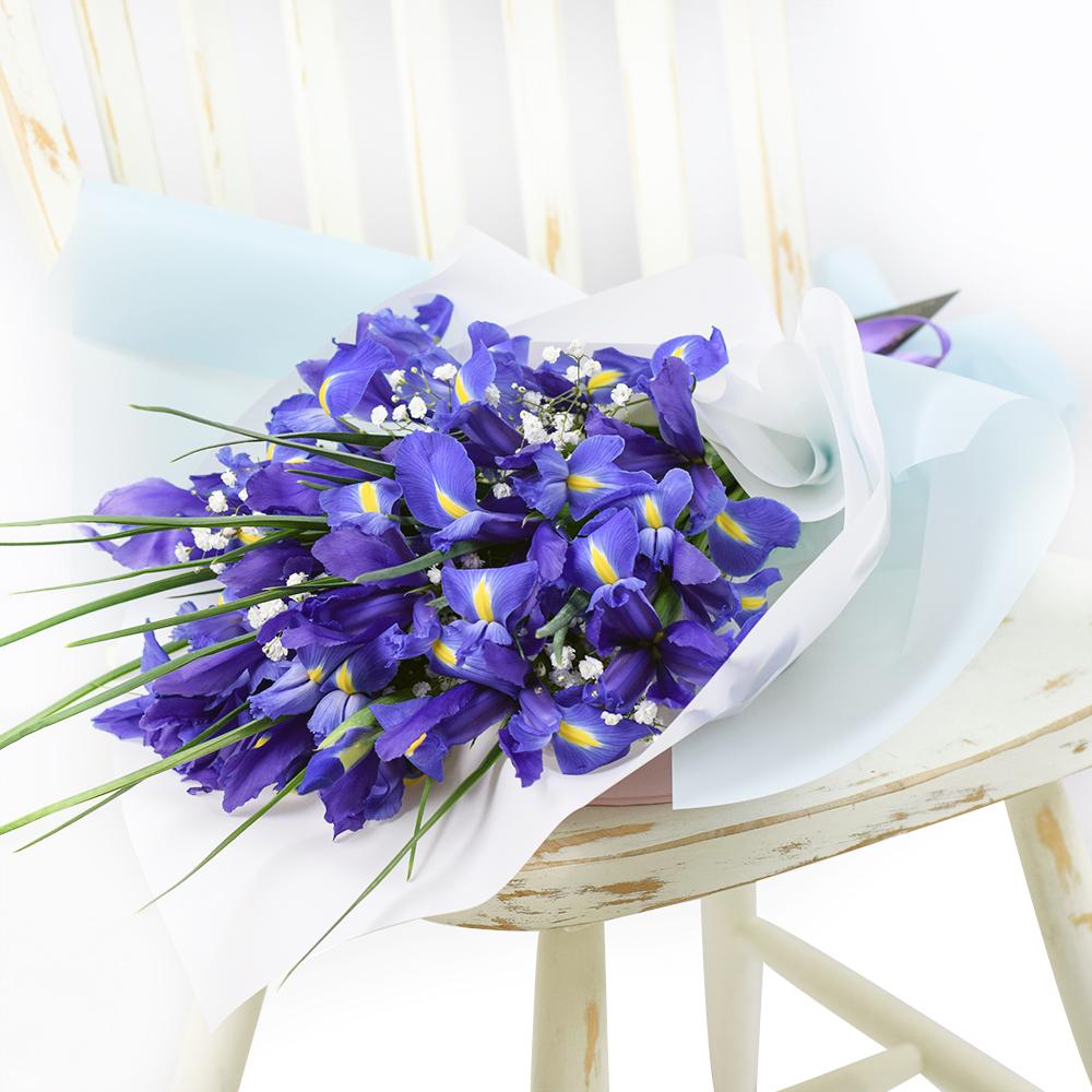 Lavish Lavender Iris Bouquet - New Jersey Blooms - New Jersey Flower Delivery