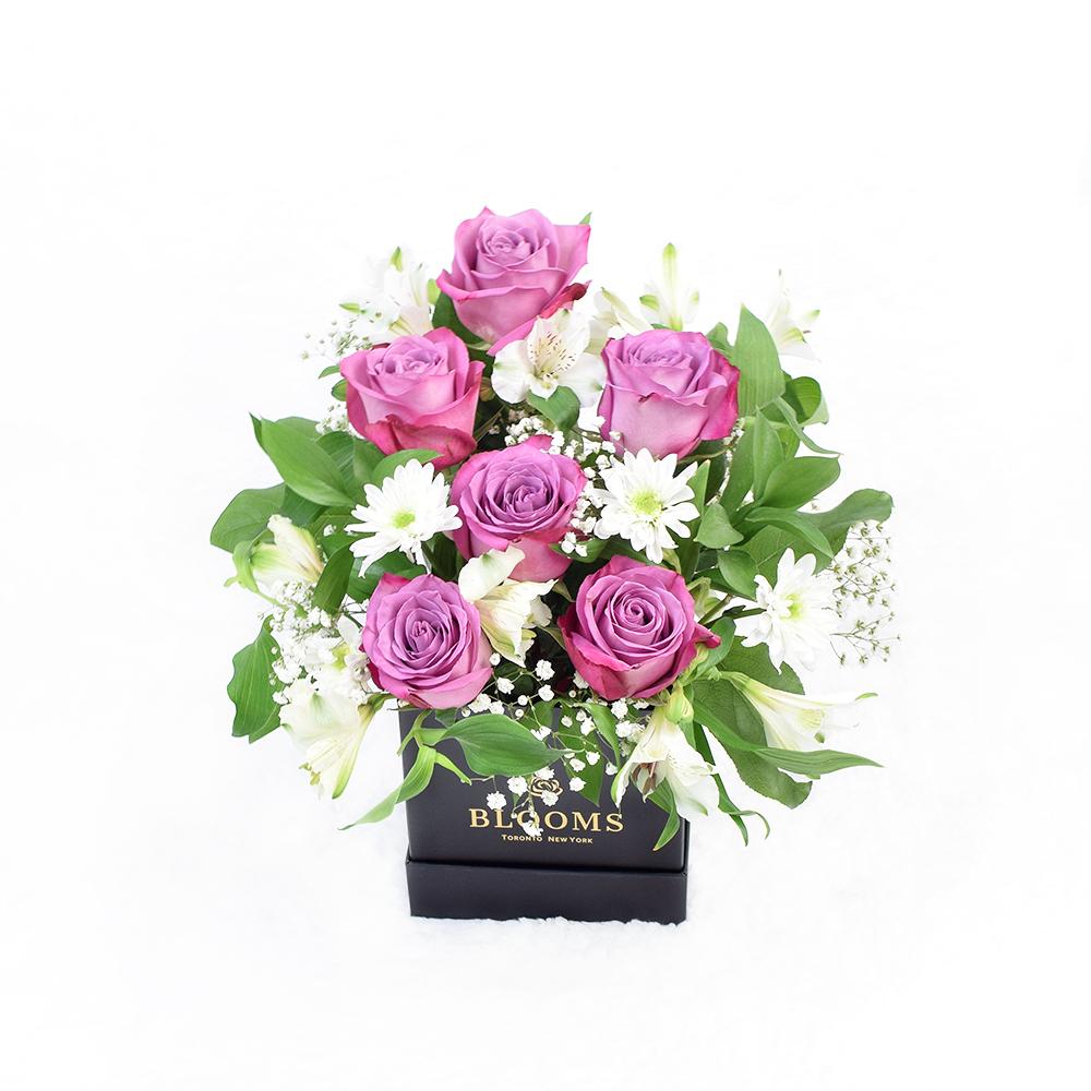 Livewire Lilies Chocolate & Wine Flower Gift - New Jersey Blooms - New Jersey Flower Delivery