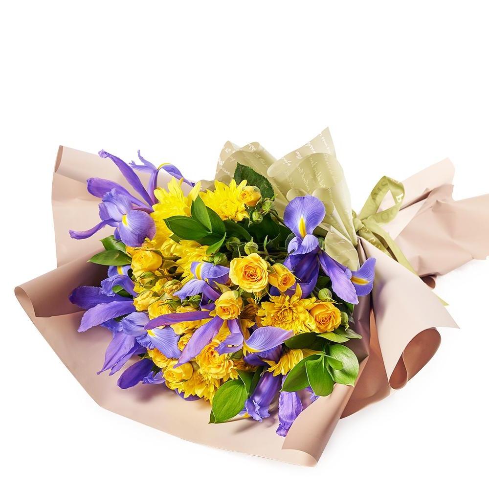 Luminous Lavender Iris Bouquet - New Jersey Flower Delivery - New Jersey Blooms