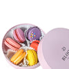 Macarons Beauty Box - Six Assorted Macarons in a pink box - New Jersey Blooms - New Jersey Flower Delivery
