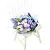 Muted Grace Rose Bouquet - Rose & Iris mixed bouquet - New Jersey Blooms - New Jersey Flower Delivery