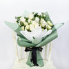 Parisian Whisper Tea Rose Bouquet. White roses. New Jersey Blooms - New Jersey Delivery