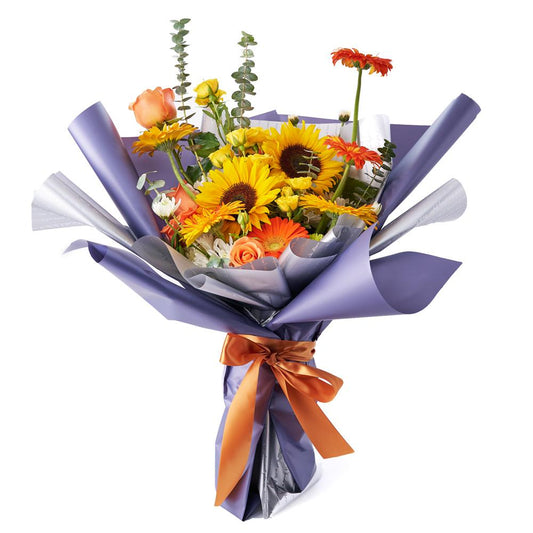 Ray of Hope Sunflower Bouquet - New Jersey Blooms - USA flower delivery