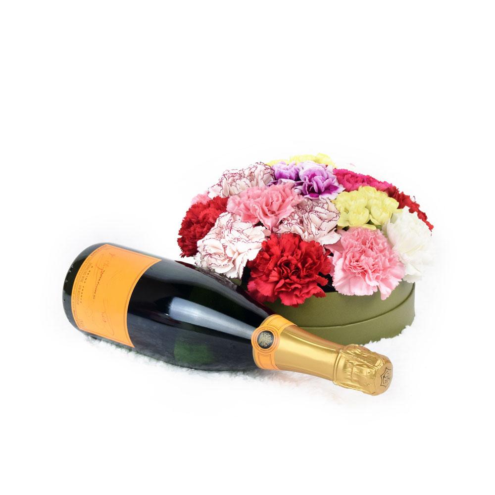 Simple Surprise Flowers & Champagne Gift