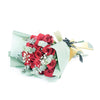 Spread The Cheer Rose Gift, red roses, baby’s breath, and eucalyptus in a floral wrap with designer ribbon, Flower Gifts from Blooms New Jersey - Same Day New Jersey Delivery.