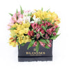 Spring Bloom Peruvian Lily Hat Box - New Jersey Blooms - New Jersey Flower Delivery