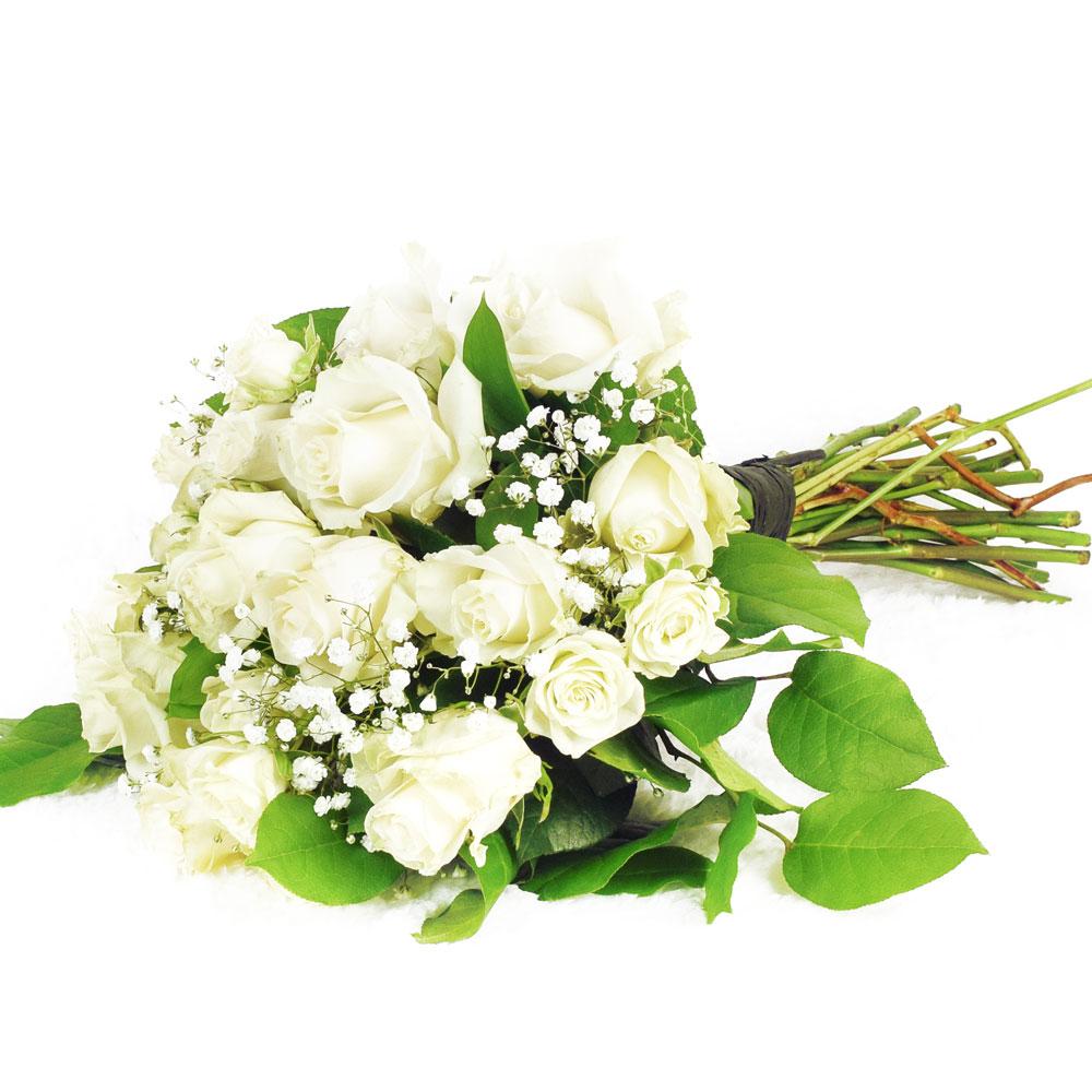 Summer Hush Rose Bouquet. White rose bouquet. New Jersey Flower delivery. New Jersey Blooms