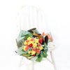 Mother's Day Sunburst Mixed Rose Bouquet, yellow & red roses gathered together in a clear cellophane sheet with a ribbon or designer twine, Flower Gifts from Blooms New Jersey - Same Day New Jersey Delivery.