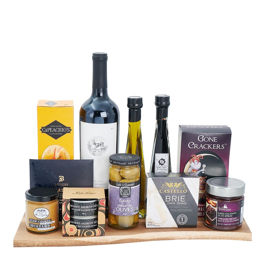 Tuscany Wine Gift Basket - New Jersey Blooms - New Jersey Gift Basket Delivery