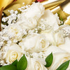 Valentine's Day 12 Stem White Rose Bouquet With Designer Box, New Jersey Same Day Flower Delivery, white roses bouquet, Valentine's Day gifts