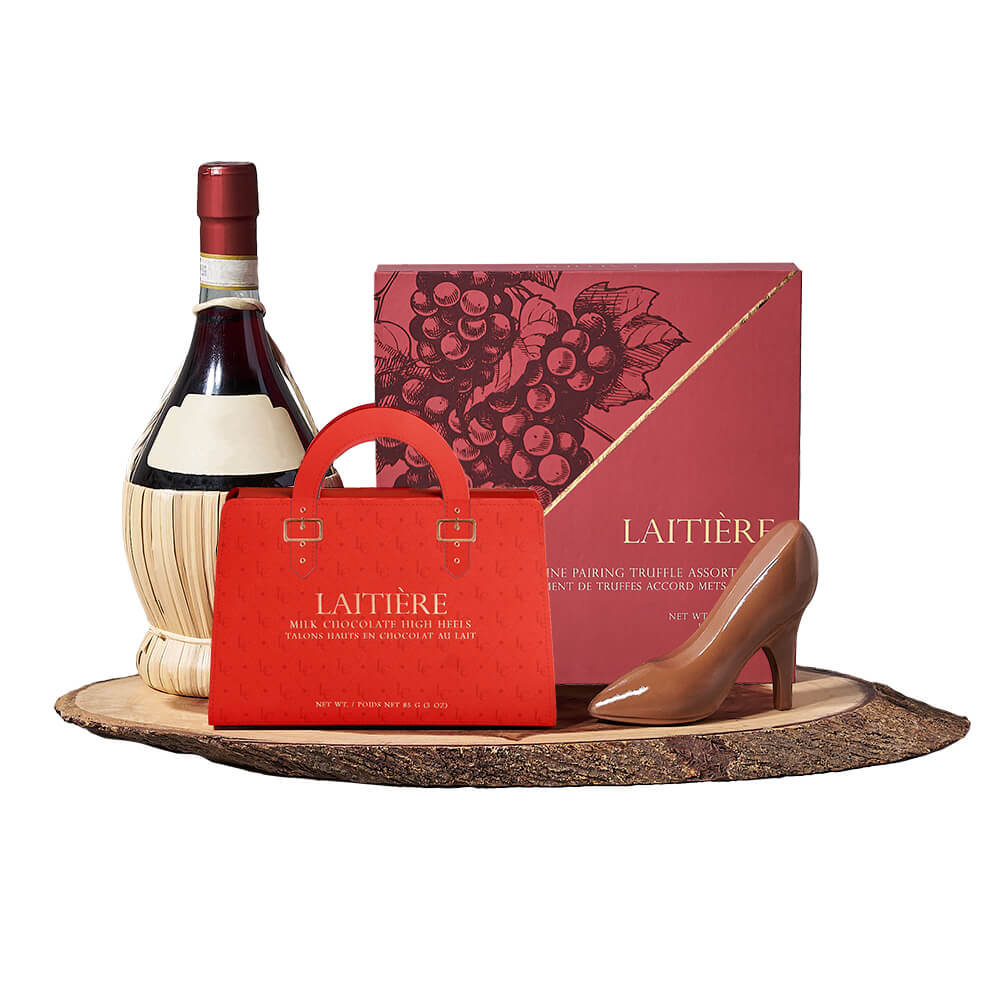 Wine &amp; Chocolate Pairing Gift Set, wine gift, wine, gourmet gift, gourmet, chocolate gift, chocolate