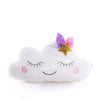 Cloud Pillow, soft white pillow with an embroidered face and colorful design accents, from Blooms New Jersey - Same Day New Jersey Delivery.